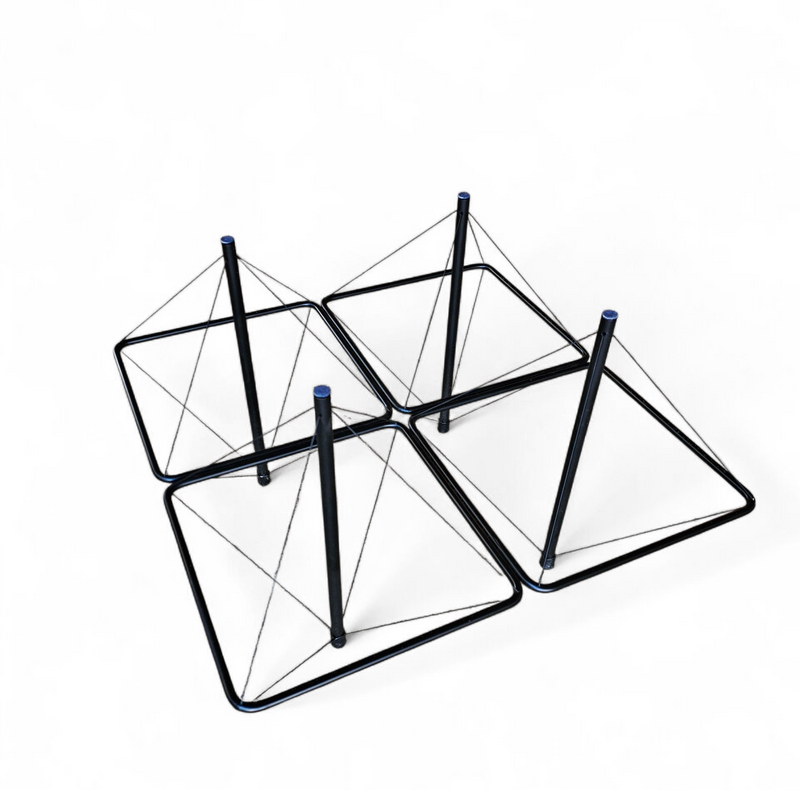 Rare wire coffee table 1980s