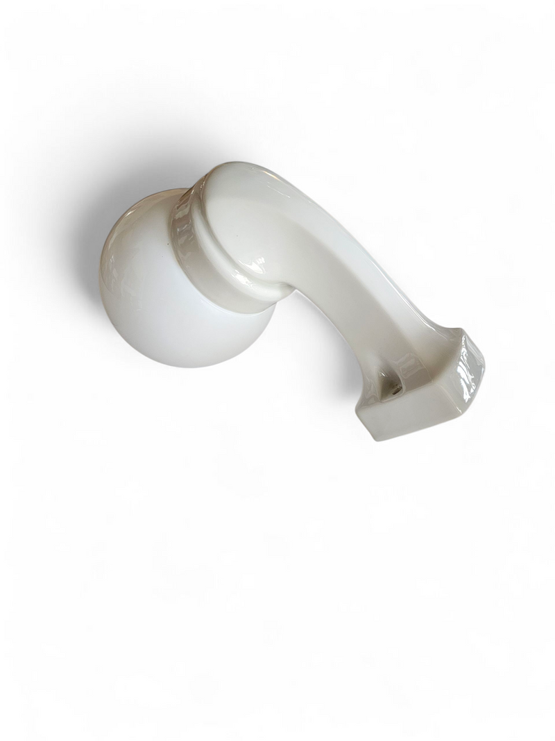 2 x Porcelain Wagenfeld wall lamp nr. 4300 for Lindner / 1950s