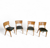 4 x Wooden Dining Benchairs 136 / Chairs by Stol Kamnik / 1960s / Slovenië