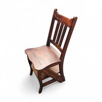 Franklin ladder chair / library chair / 4 step ladder chair / folding step chair