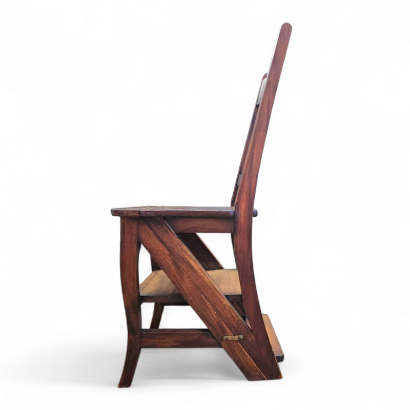 Franklin ladder chair / library chair / 4 step ladder chair / folding step chair