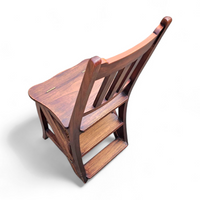 Franklin ladder chair / library chair / 4 step ladder chair / folding step chair