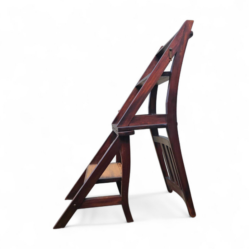 Franklin ladder chair / library chair / 4 step ladder chair / folding step chair
