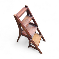 Franklin ladder chair / library chair / 4 step ladder chair / folding step chair