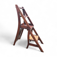 Franklin ladder chair / library chair / 4 step ladder chair / folding step chair