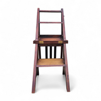 Franklin ladder chair / library chair / 4 step ladder chair / folding step chair
