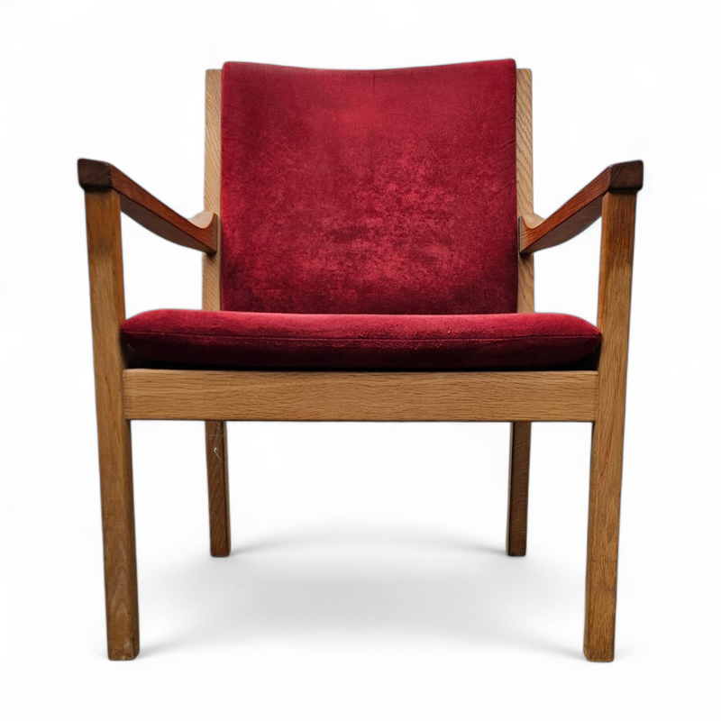 Danish spindle arm chair 1960s