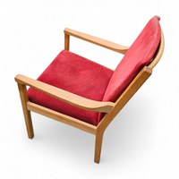 Danish spindle arm chair 1960s