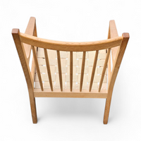 Danish spindle arm chair 1960s