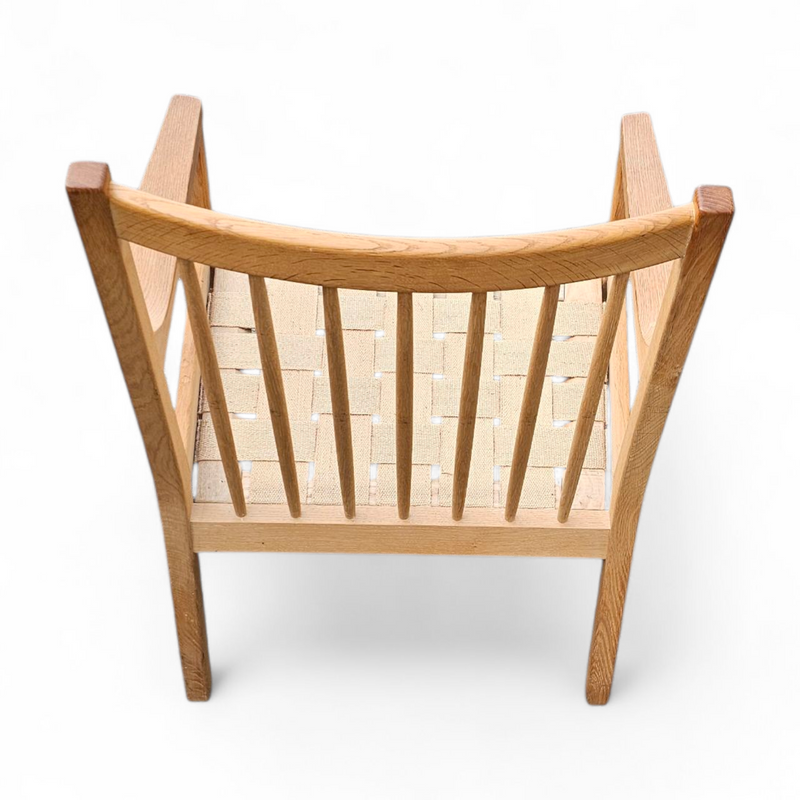 Danish spindle arm chair 1960s