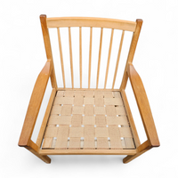 Danish spindle arm chair 1960s