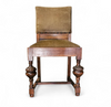 Jacobean / Tudor style / Oak chairs / Green velvet / 1930s