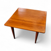 Danish Square Coffee Table in Solid Teak by Mikael Laursen / 1960s