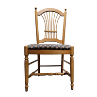 2 x rustic Frence country cottage side / dining chairs