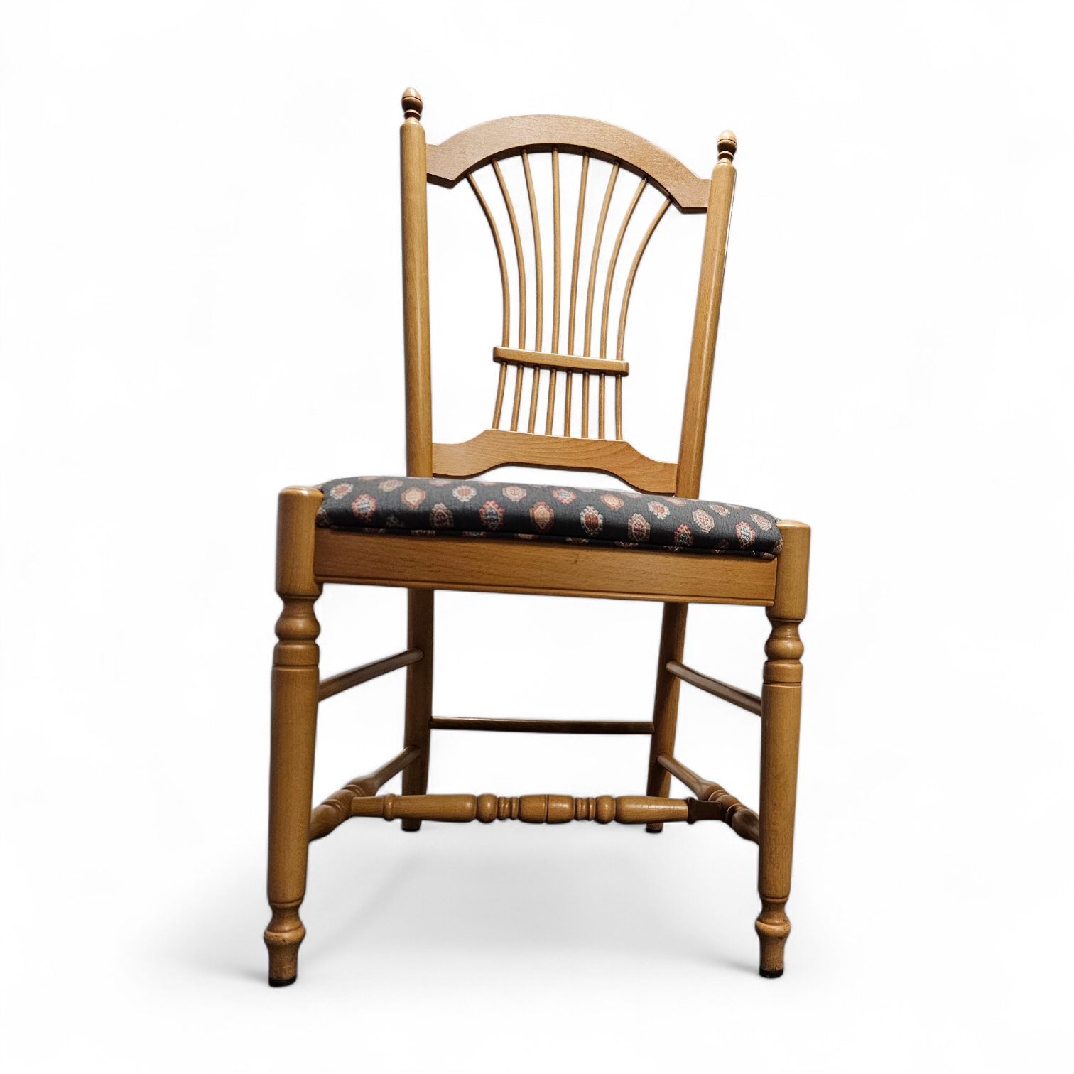 2 x rustic Frence country cottage side / dining chairs