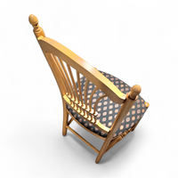 2 x rustic Frence country cottage side / dining chairs