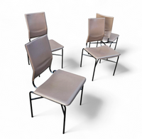 6 x Dining chairs designed by Ross Littell / Matteo Grassi
