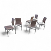 6 x Dining chairs designed by Ross Littell / Matteo Grassi