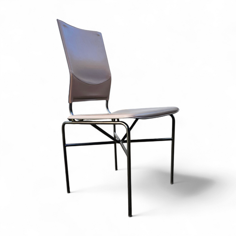 6 x Dining chairs designed by Ross Littell / Matteo Grassi