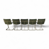 5 x Pierre Mazairac & karel Boonzaaijer /
Manufacturer / Hennie de Jong int /
Materials / grey Fabric / white steel / 1970s