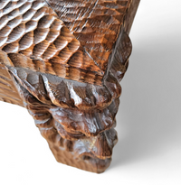 Northern Italian Roman carved styled coffee Table / marble top