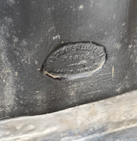 Statue of a religious figure / Patron Saint Gerard Majella / placed in a Gothic niche / labeled /