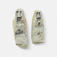 2 x stone sculptures by Dutch Artist Ad Maas