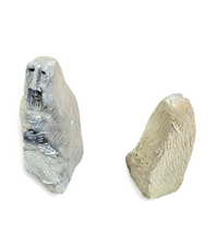 2 x stone sculptures by Dutch Artist Ad Maas