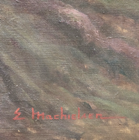 Kind of beauty / Kind of beauty / oil painting / Eugeen Machielsen (1906 - 1973) / width 140 cm