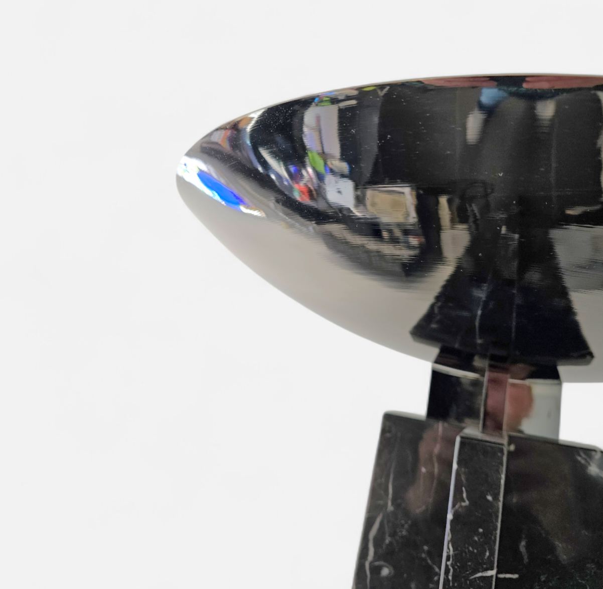 2 x Wagneriana marble floor lamp by Lella and Massimo Vignelli / 1980s