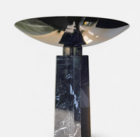 2 x Wagneriana marble floor lamp by Lella and Massimo Vignelli / 1980s