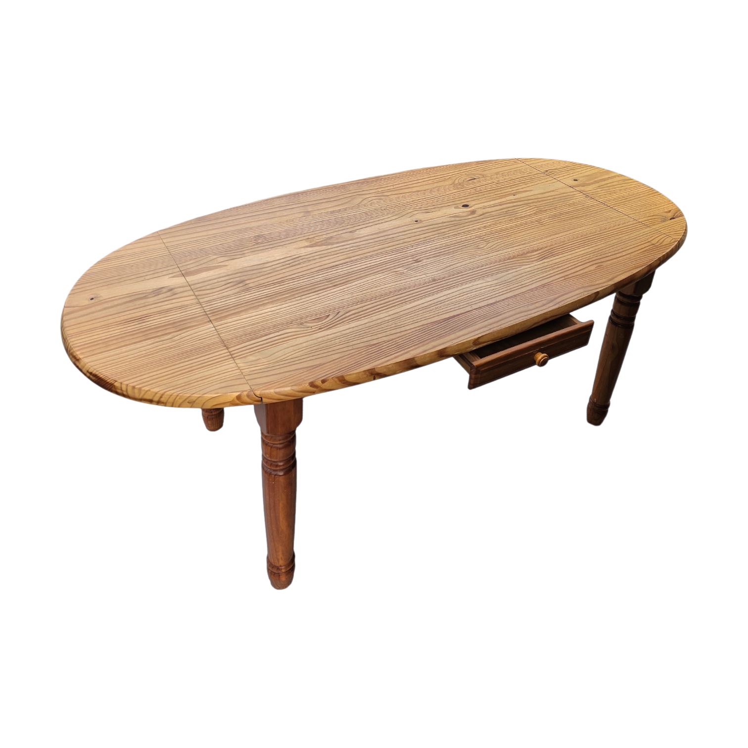 Extendable pine Dining table 1970s