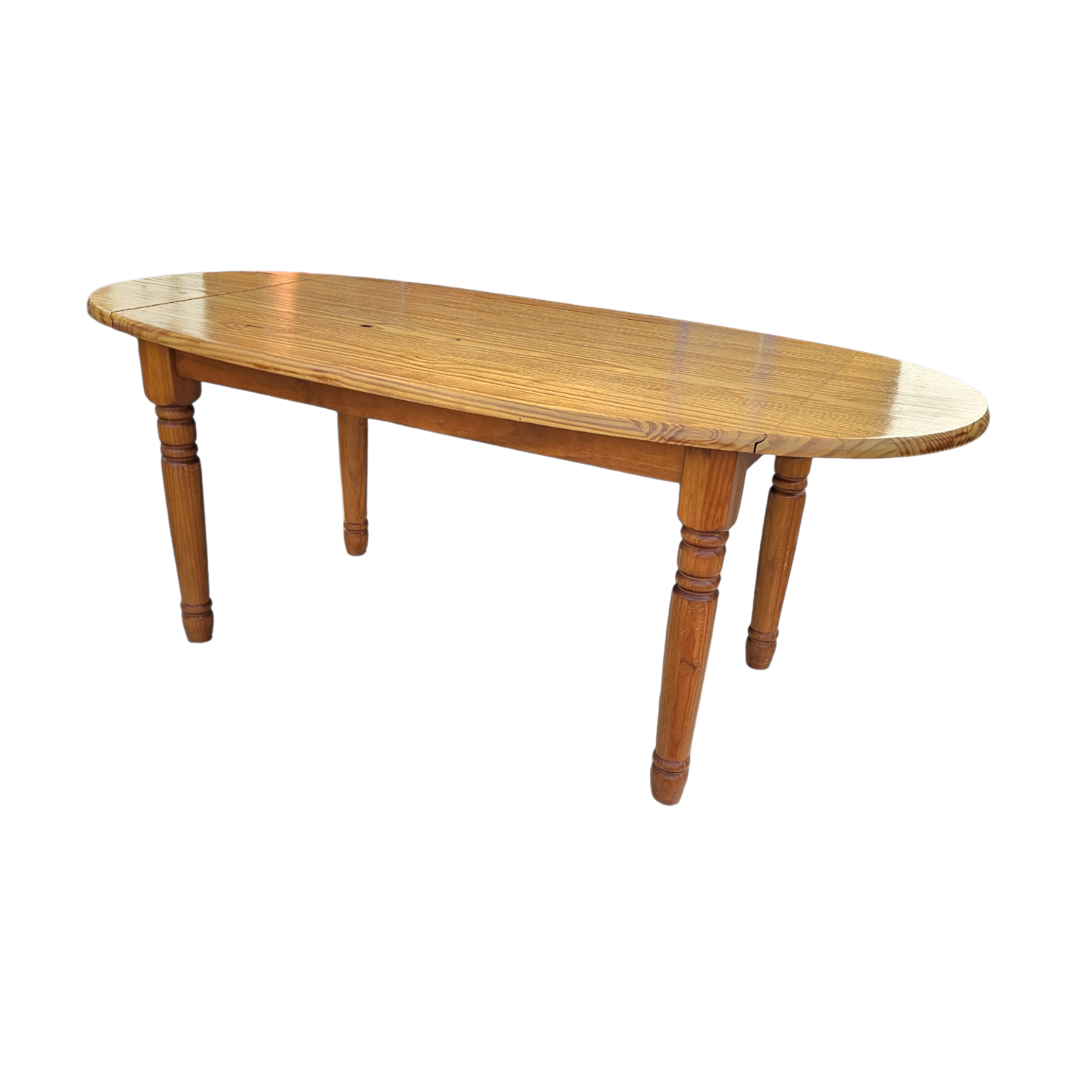 Extendable pine Dining table 1970s