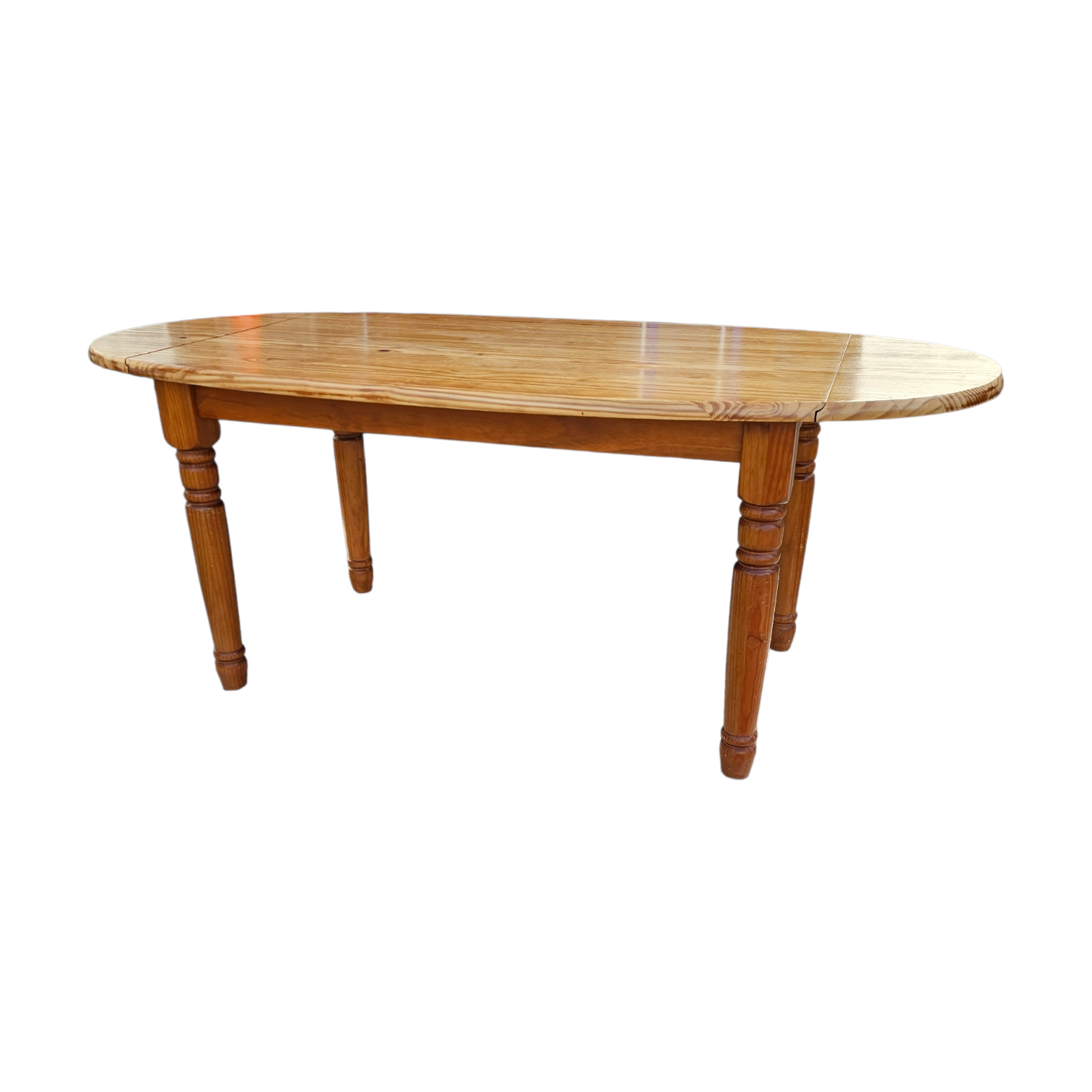 Extendable pine Dining table 1970s