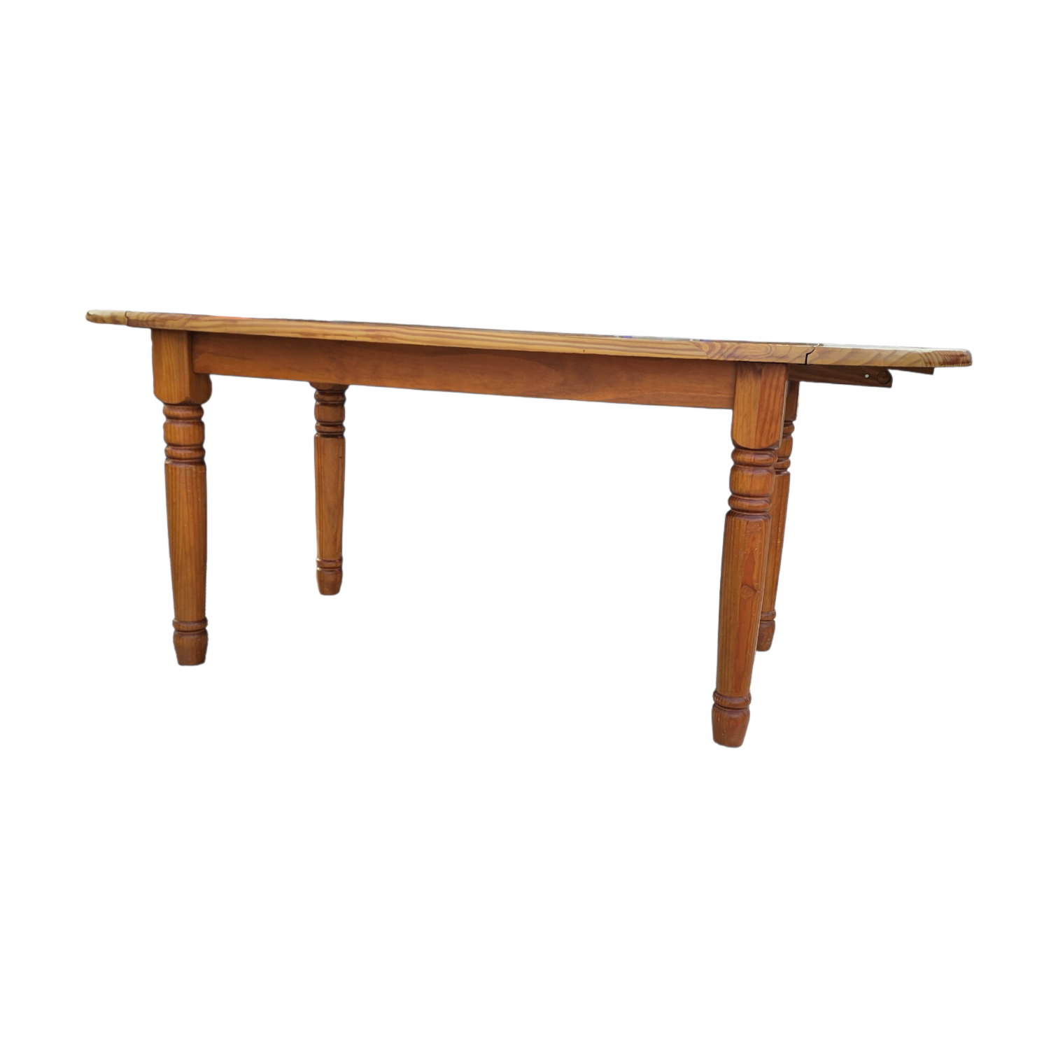 Extendable pine Dining table 1970s