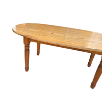 Extendable pine Dining table 1970s