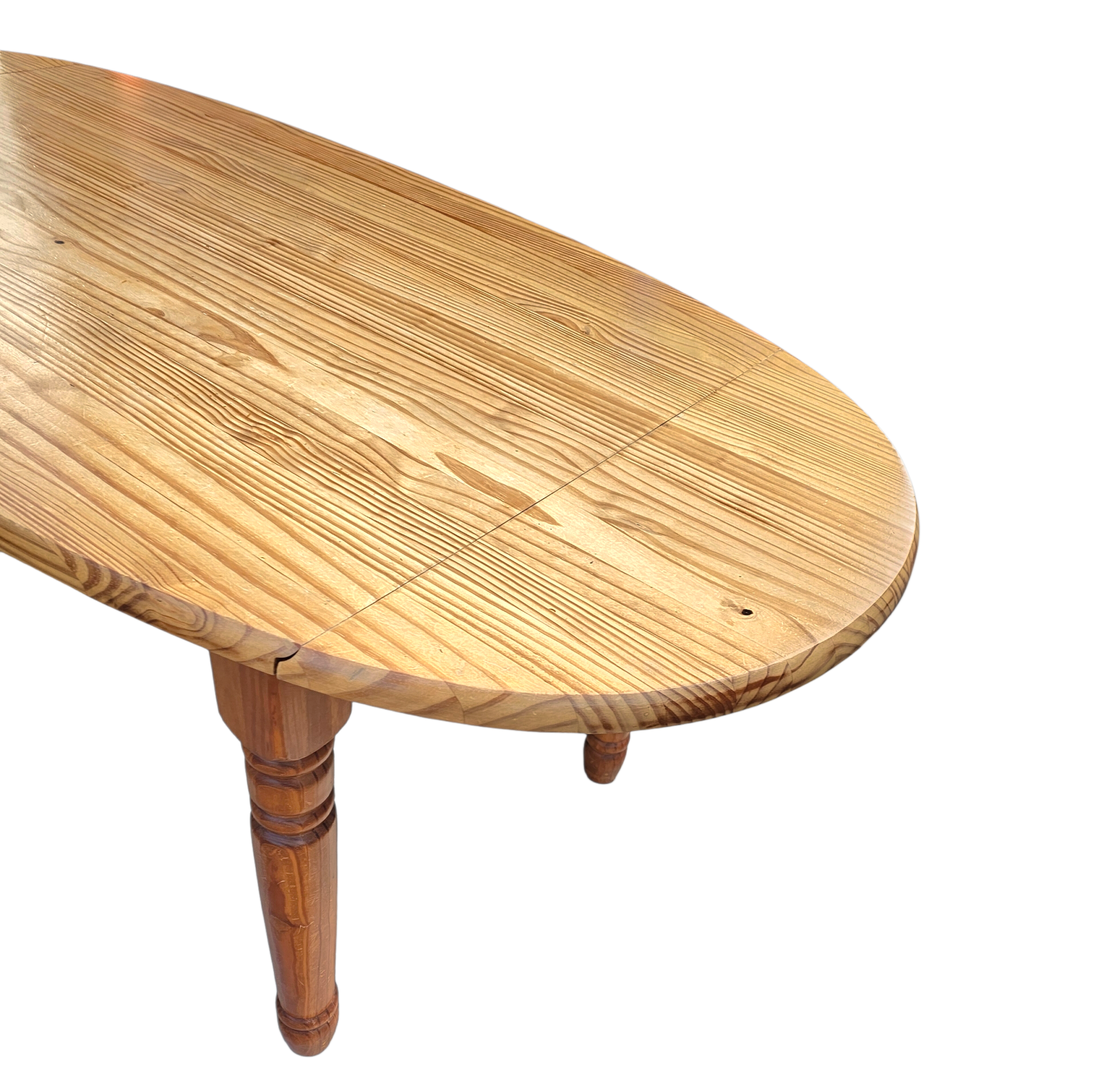 Extendable pine Dining table 1970s