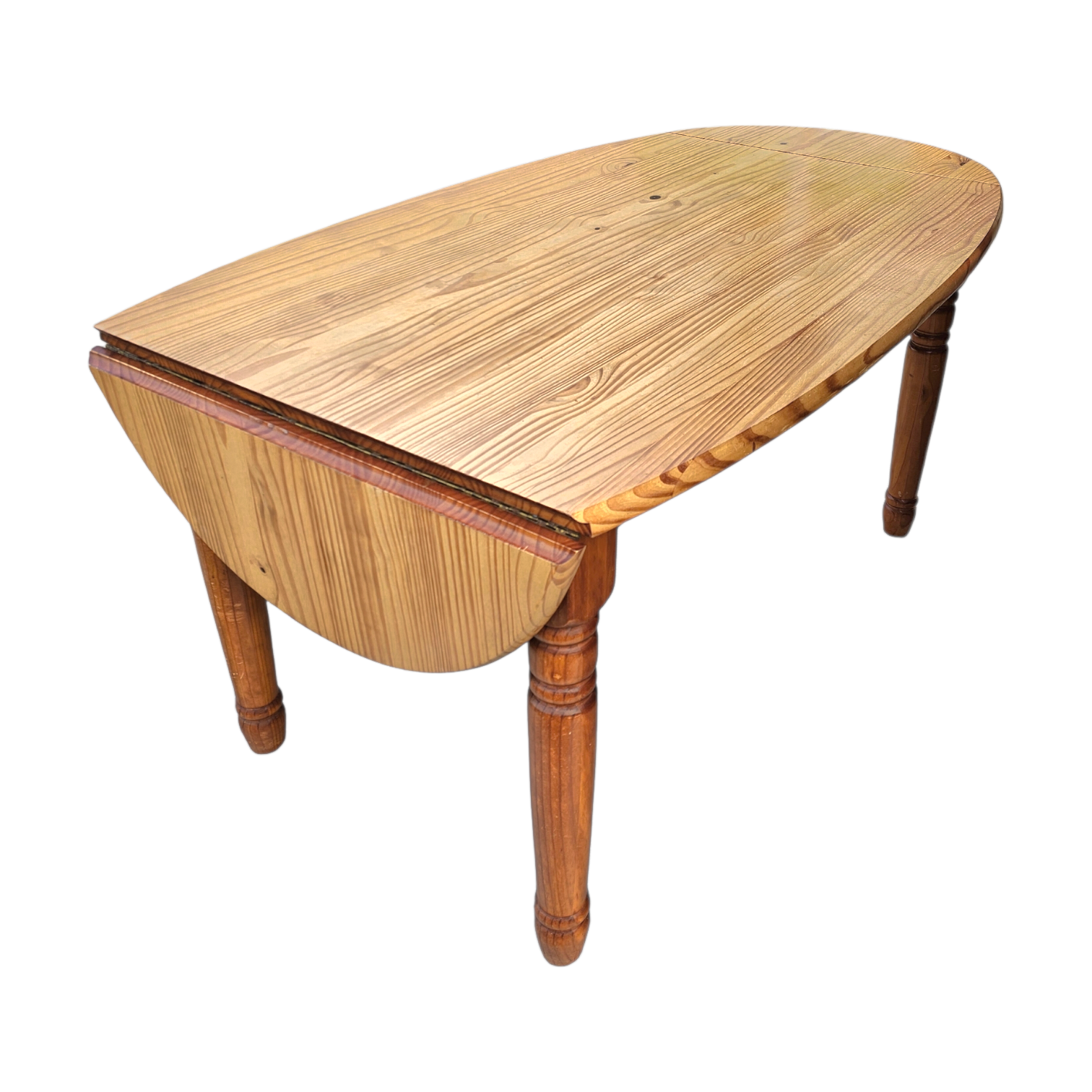 Extendable pine Dining table 1970s