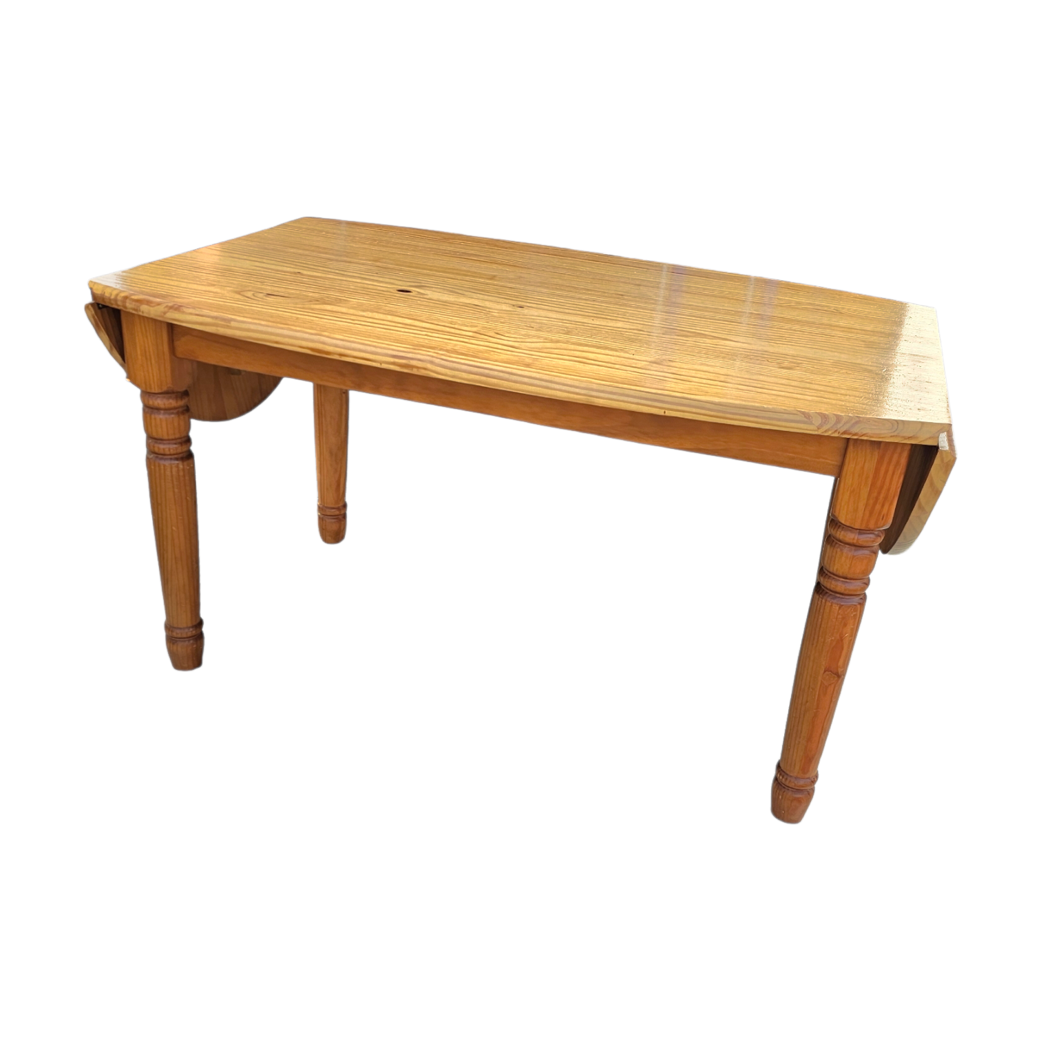 Extendable pine Dining table 1970s