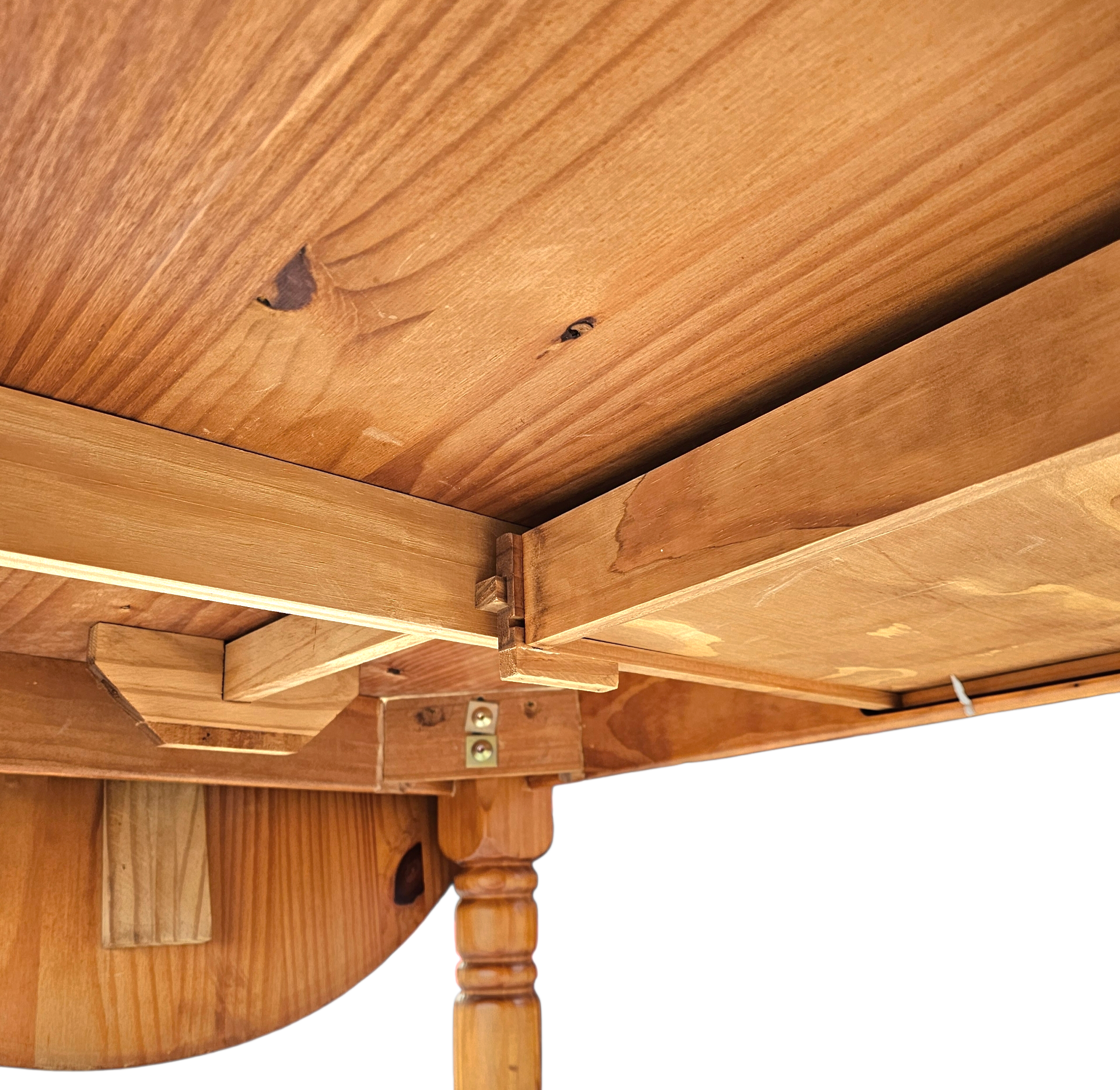 Extendable pine Dining table 1970s