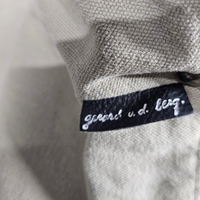 2 x Gerard van den Berg canvas dining chair