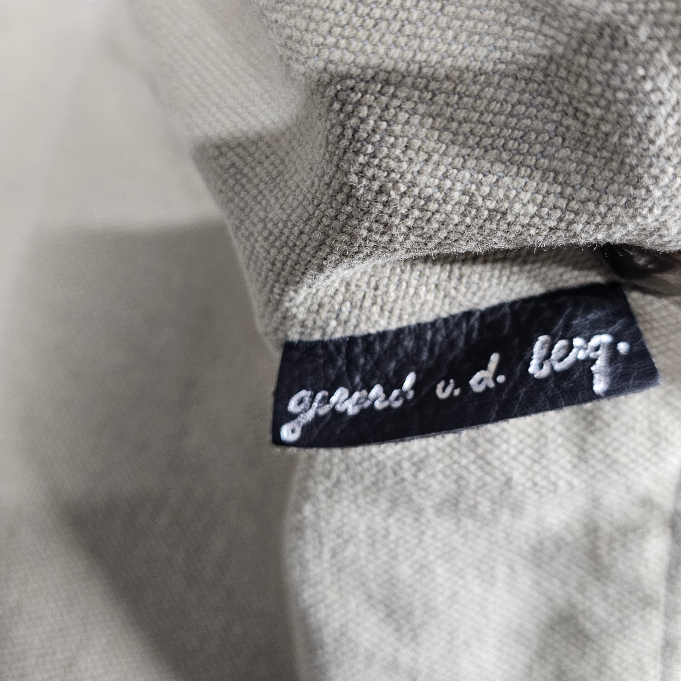 2 x Gerard van den Berg canvas dining chair