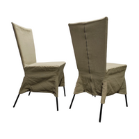 2 x Gerard van den Berg canvas dining chair