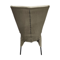 2 x Gerard van den Berg canvas dining chair