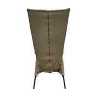 2 x Gerard van den Berg canvas dining chair