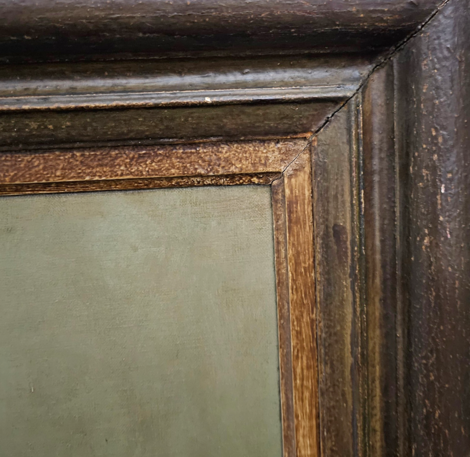 Jolie Laide / oil on canvas still life painting / religious iconography with everyday objects / 1930s / height 155 cm