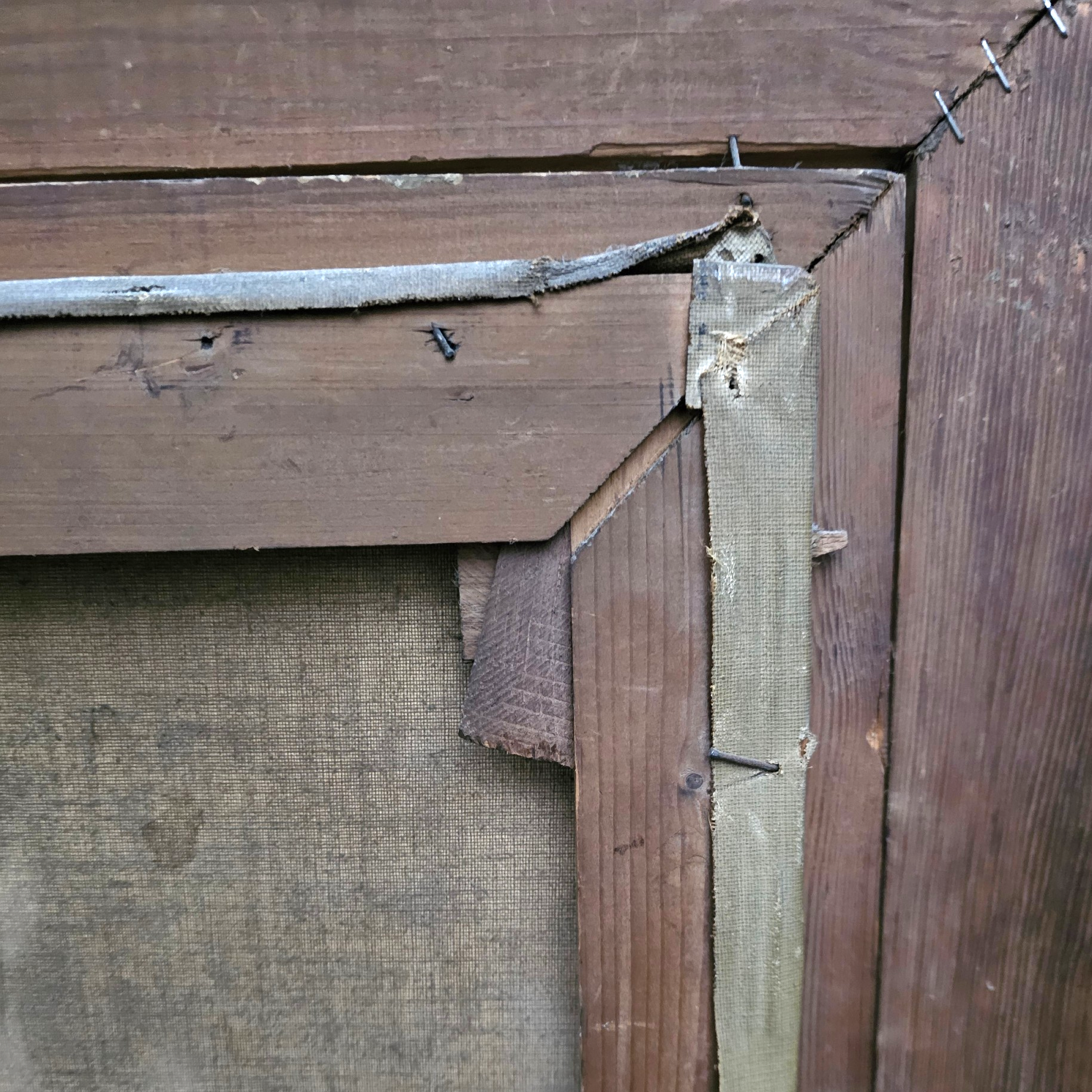 Jolie Laide / oil on canvas still life painting / religious iconography with everyday objects / 1930s / height 155 cm