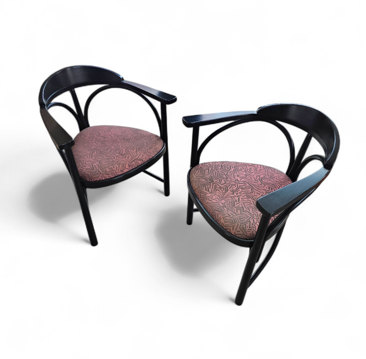 2 x Thonet triangle chair by Michael Thonet