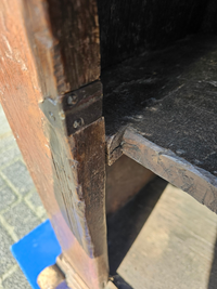 Farmer's oak pantry cupboard / Boeren spinde / 18th century