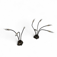 Tom Kater desk - ceiling / table lamps / 1980s / marked